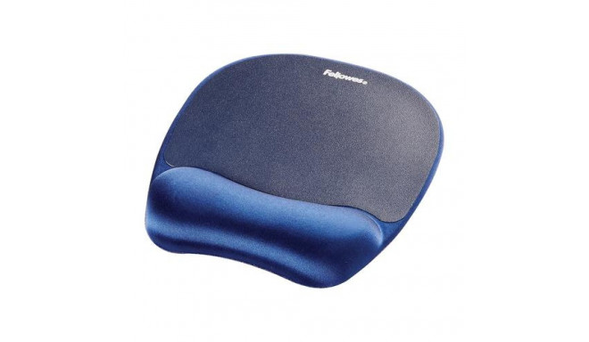 Fellowes Memory Foam Mouse Pad/Wrist Rest Sapphire