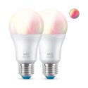 WiZ Bulb 8W (Eq.60W) A60 E27 x2