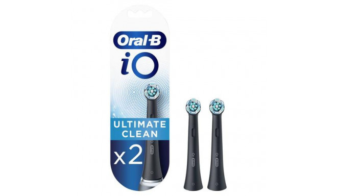 Oral-B iO Ultimate Clean 80335625 toothbrush head 2 pc(s) Black