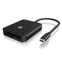 ICY BOX IB-CR403-C3 card reader USB 3.2 Gen 1 (3.1 Gen 1) Type-C Black