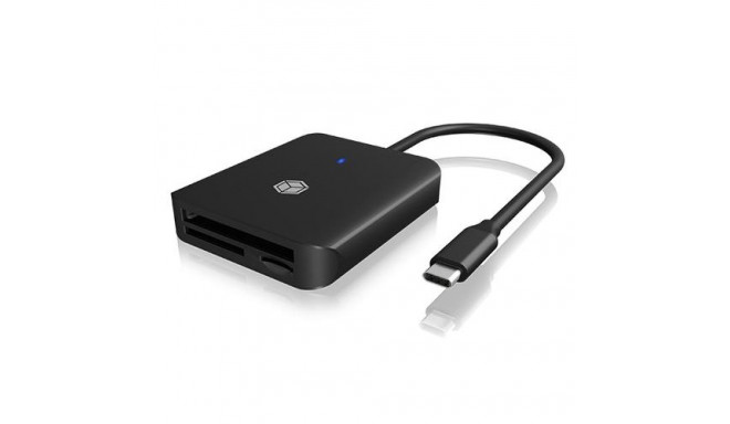 ICY BOX IB-CR403-C3 card reader USB 3.2 Gen 1 (3.1 Gen 1) Type-C Black