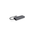 ICY BOX IB-DK4070-CPD Wired USB 3.2 Gen 1 (3.1 Gen 1) Type-C Anthracite, Black