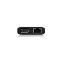 ICY BOX IB-DK4070-CPD Wired USB 3.2 Gen 1 (3.1 Gen 1) Type-C Anthracite, Black