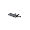ICY BOX IB-DK4070-CPD Wired USB 3.2 Gen 1 (3.1 Gen 1) Type-C Anthracite, Black