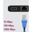 ICY BOX IB-DK4070-CPD Wired USB 3.2 Gen 1 (3.1 Gen 1) Type-C Anthracite, Black