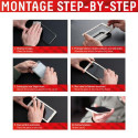 Displex Full Cover Screen Protector (10H) for Samsung Galaxy S22+, Eco Mounting Frame, full screen c