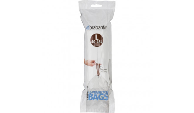 Brabantia PerfectFit Bin Liner Type L 40-45 L, 10 Bags