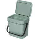 Brabantia Sort & Go Waste Bin Jade Green 3 L