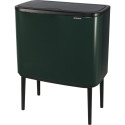 Brabantia Waste Bin Bo Touch Bin Pine Green, 11 + 23 L