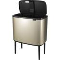 Brabantia Waste Bin Bo Touch Bin Champagne, 11 + 23 L