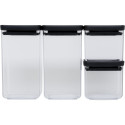 4x1 Brabantia TASTY+ Square Canister  dark grey