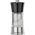 Zassenhaus salt mill AACHEN Acryl, black, 14 cm