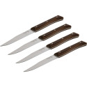 Opinel Table Knives Facette Set of 4  Dark Ash