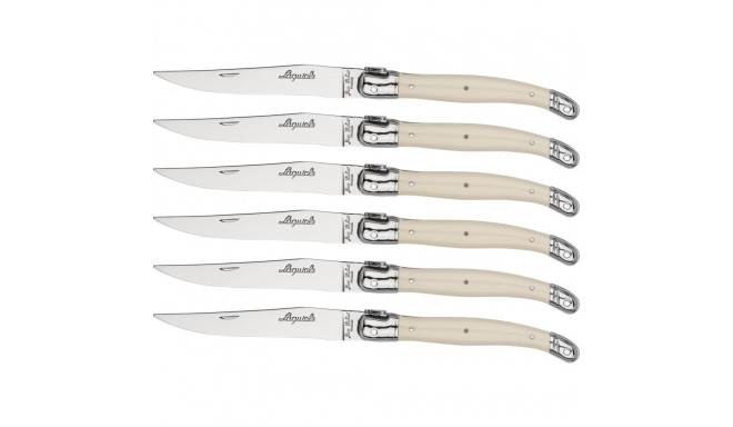 Jean Dubost Laguiole      6 pcs. Steak Knife Set, Stainless Steel