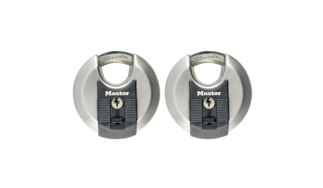 Master Lock Padlock 2-Disc Stainless Steel (70mm) M40E