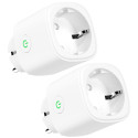 Meross Smart Wi-Fi Plug Matter with Energy Monitor (2 Pack)