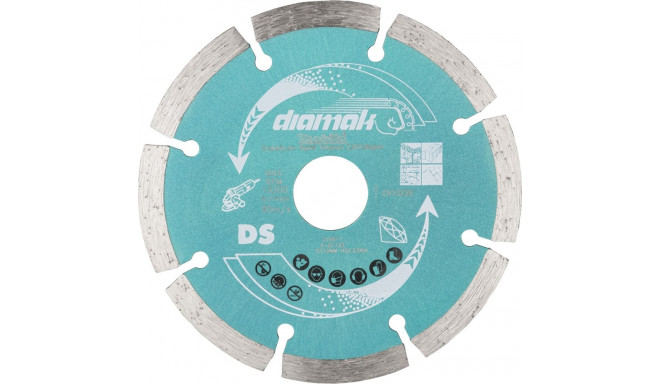 Makita D-61123        DIAMAK Diamond Wheel 115x22,23