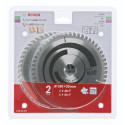 Bosch 1x Optiline Wood + 1x Multi Material Saw Blade Set