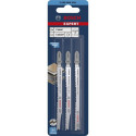 Bosch EXPERT jigsaw blades 3pcs Set 2-Side-Clean Hardwood