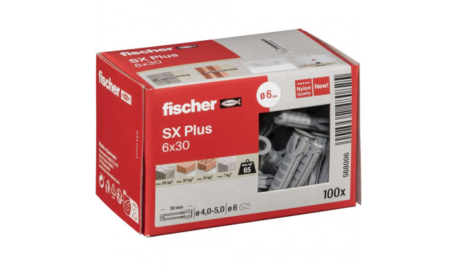 Fischer plug SX Plus 6x30 100 pcs.