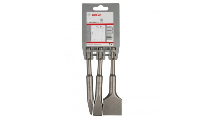 Bosch chisel set SDS plus 3 pcs  140 mm