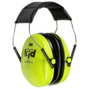 3M Peltor Earmuffs Kid KIDV 27 dB neon green