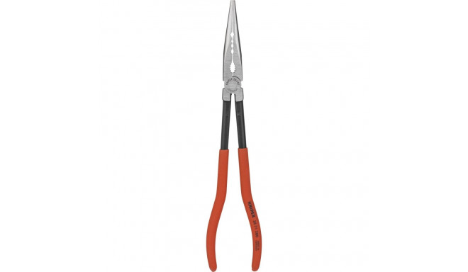 KNIPEX Long Reach Needle Nose Pliers with transverse profiles