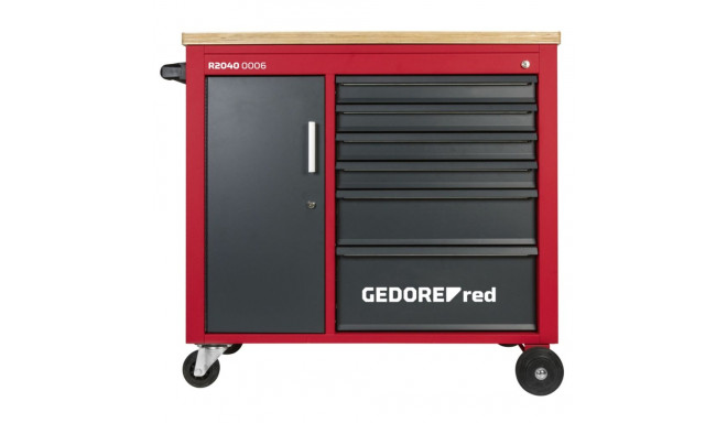 GEDORE red Workshop Trolley MECHANIC PLUS with 6 Drawers