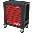 KS Tools PERFORMANCEplus P15 black/red Tool Trolley