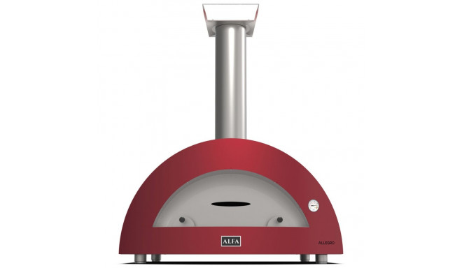 Alfa Forni Moderno 5 Pizze Wood red