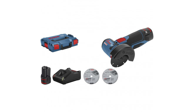 Bosch GWS 12V-76, 2x GBA 12V 3.0 Cordless Angle Grinder