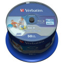 1x50 Verbatim BD-R Blu-Ray 25GB 6x Speed DL Wide Printable CB