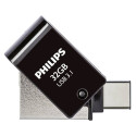 Philips 2 in 1 OTG          32GB USB 3.1 + USB C Midnight Black