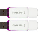 Philips USB 2.0 2-Pack      64GB Snow Edition Magic Purple