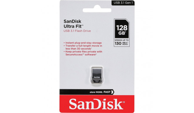 SanDisk Cruzer Ultra Fit   128GB USB 3.1         SDCZ430-128G-G46