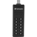 Verbatim Keypad Secure     128GB USB 3.1 Gen 1 USB-C