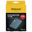 Intenso externe SSD TX100  250GB USB 3.2 Gen 1x1 grey-blue