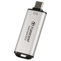 Transcend SSD ESD300S        1TB USB-C silver