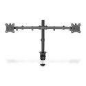 DIGITUS 2-fold Monitor Mount with Clamp 15-32