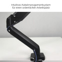 Fellowes Platinum Series Single Monitor Arm white