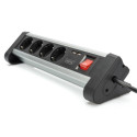 DIGITUS 4-fold power strip Office 2x USB socket