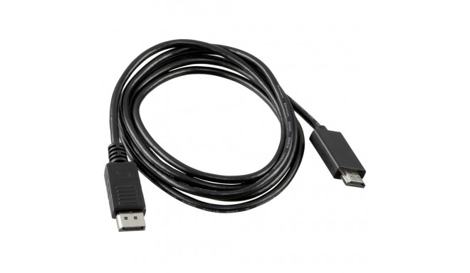 DIGITUS DisplayPort adapterkaabel DP-HDMI tüüp A 2m AK-340303-020-S