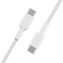 Belkin USB-C/USB-C Cable 1m coated, white CAB004bt1MWH