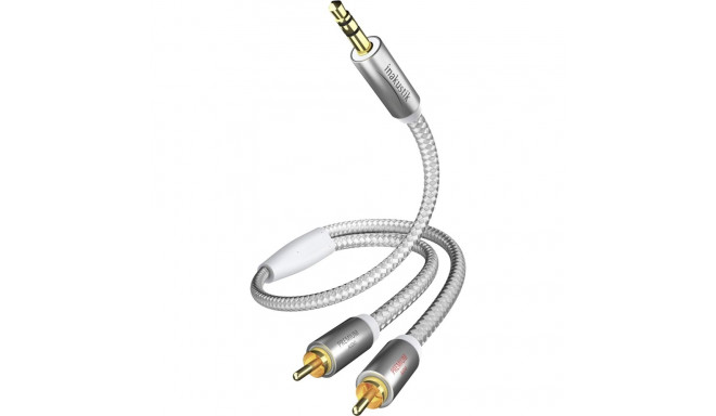 in-akustik Premium Audio Cable 3,5 mm Jack Plug - Cinch 5,0 m