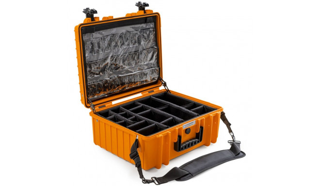 B&W Outdoor Case 6000 with medical emergency ki orange