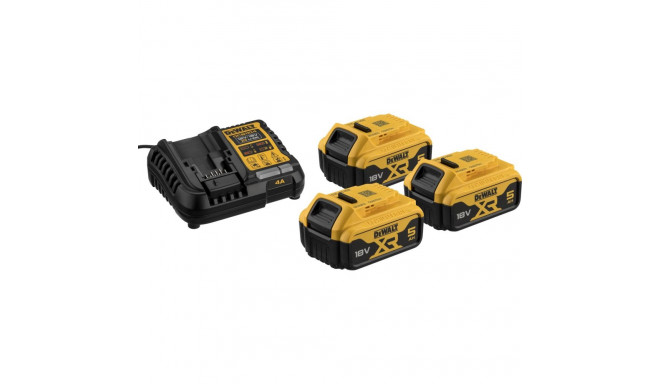 DeWalt DCB1104P3-QW 3x 18V 5Ah Battery Set