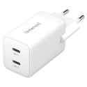 Intenso Power Adapter W40CC GaN white 2x USB-C 40W