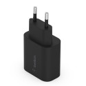 Belkin Wall Charger  USB-C 25W PD 3.0 black WCA004vfBK