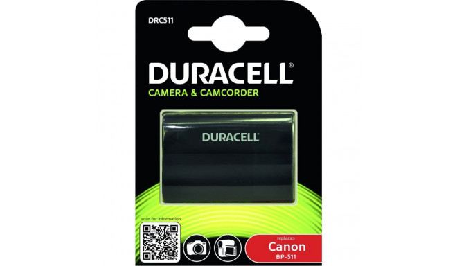 Duracell Li-Ion Akku 1600 mAh for Canon BP-511 BP-512