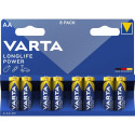 1x8 Varta Longlife Power Mignon AA LR06